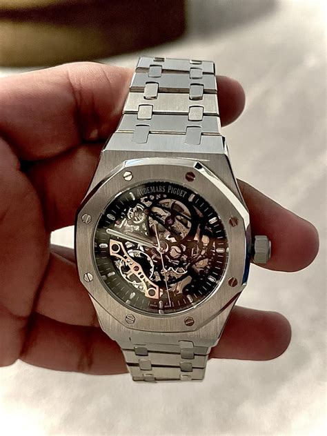 silver audemar piguet
